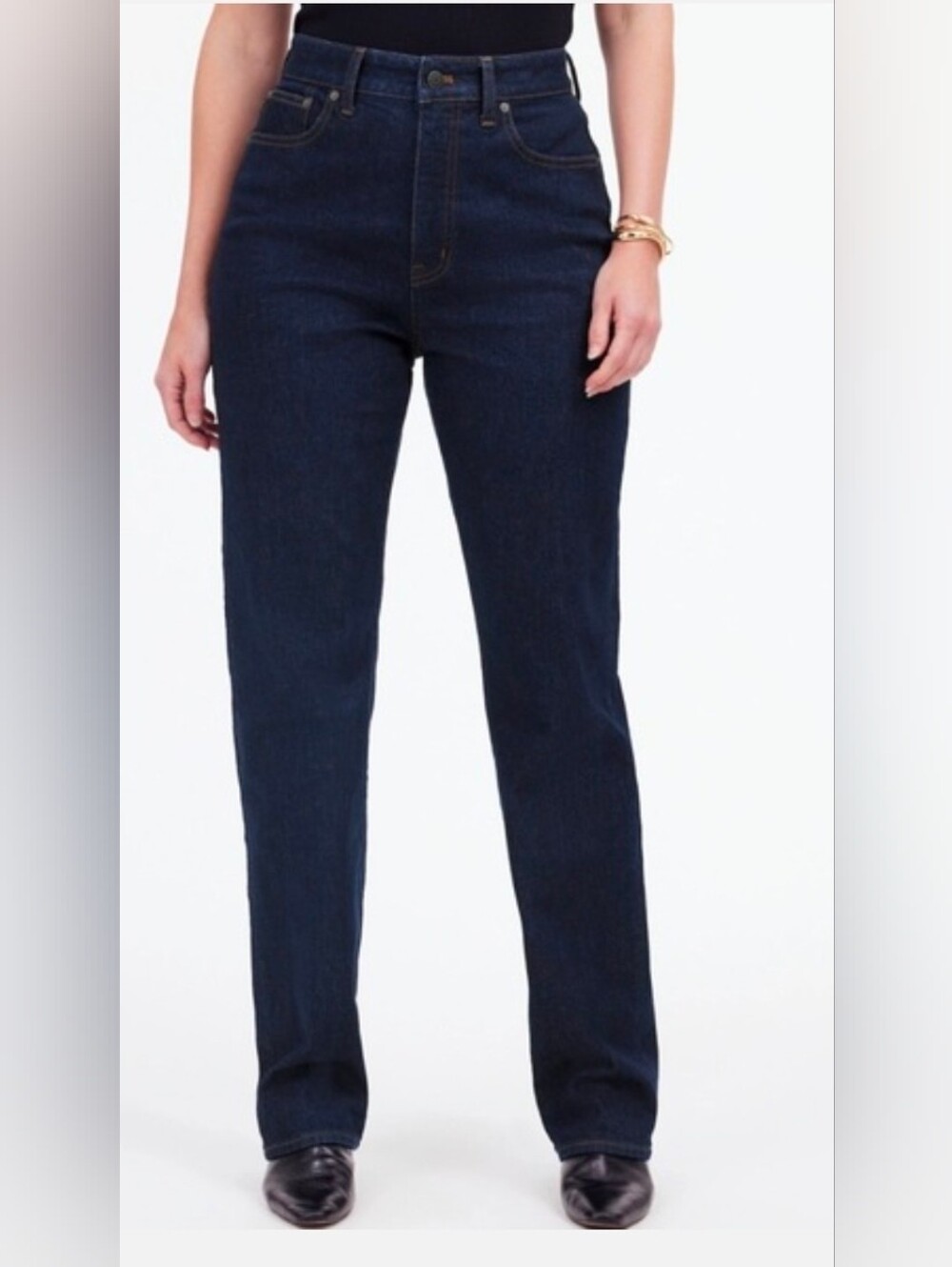 NWT Madewell The ‘90s Curvy Straight Size 29 Dark